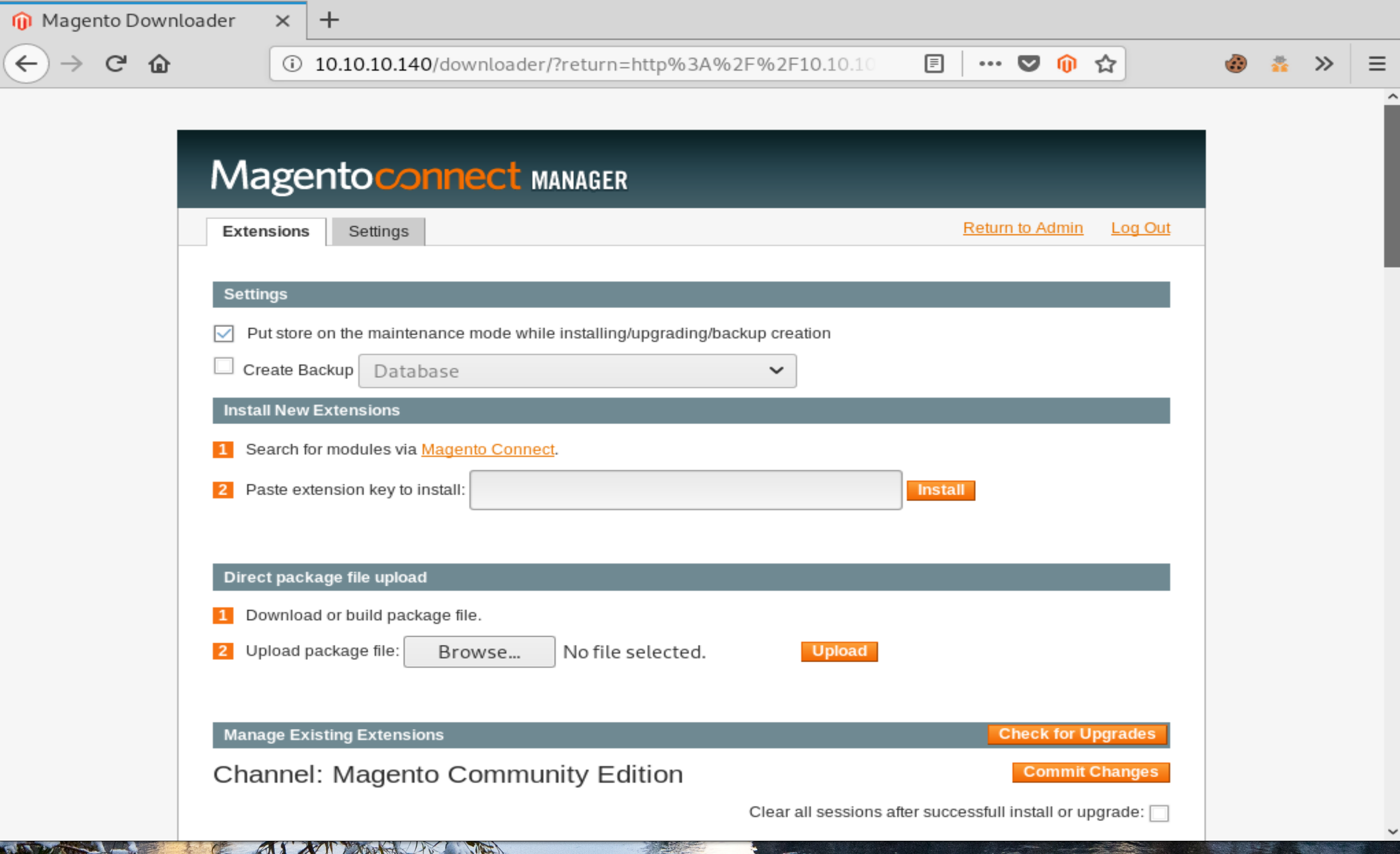 Magneto Connect Manager.