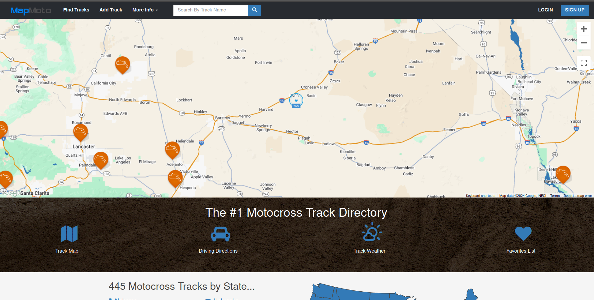 mapmoto-motocross-track-directory