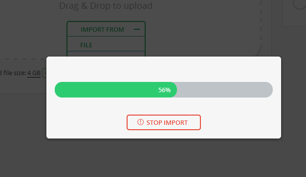 All-in-One Wp Migration Upload Step 9