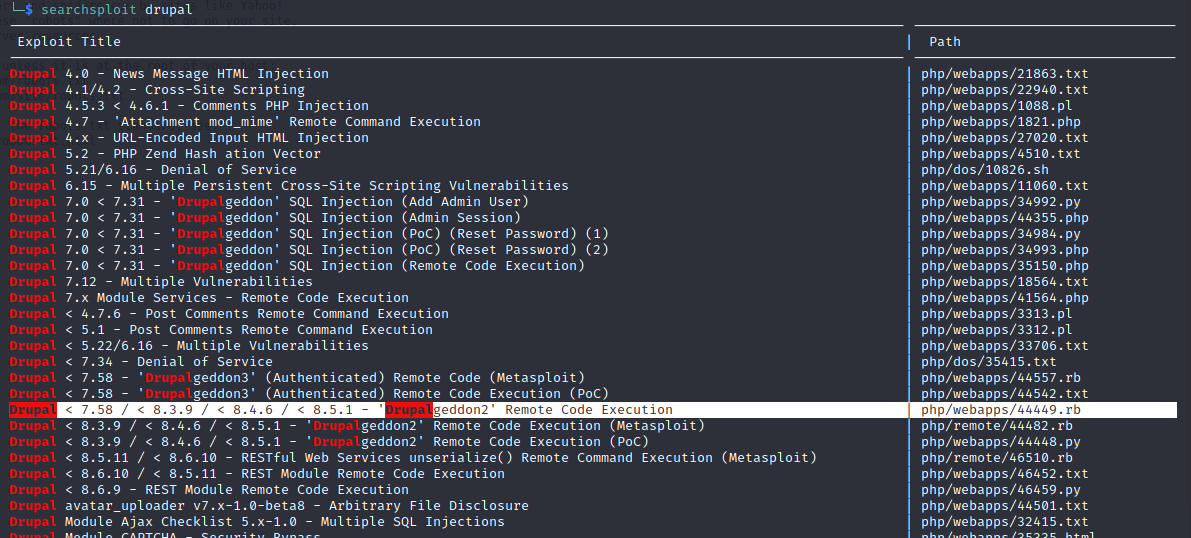 searchsploit_drupal